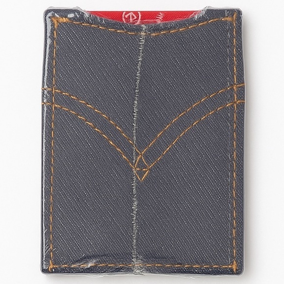 BRAND NEW Levi's Denim Card Money Clip Holder Cowboy Western Southern - Picture 1 of 4
